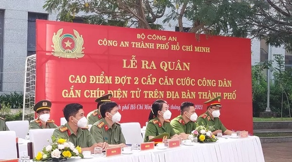 Công an TP. Hồ Chí Minh ra quân cấp gần 3,5 triệu CCCD gắn chip điện tử