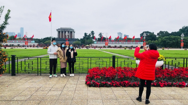 Hà Nội đón hơn 105.000 khách du lịch dịp Tết Nguyên đán Nhâm Dần 2022