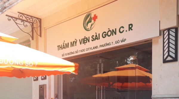 Phát hiện thẩm mỹ viện Sài Gòn C.R hoạt động không phép