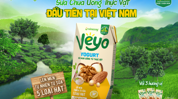 Vinasoy ra mắt thương hiệu VEYO Yogurt - Sữa chua uống 100% thực vật đầu tiên tại Việt Nam