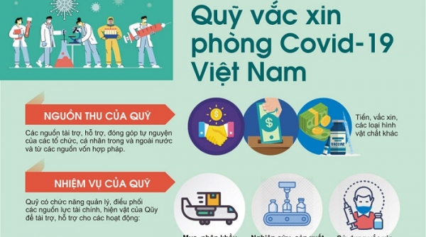 Qũy vaccine phòng Covid-19 số dư còn 1.498,39 tỷ đồng