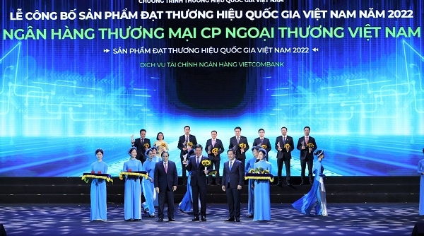 Vietcombank lần thứ 8 liên tiếp đạt Thương hiệu quốc gia Việt Nam