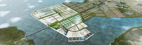 Hải Phòng khởi công Dự án ĐTXD tuyến đê biển Nam Đình Vũ thuộc Khu kinh tế Đình Vũ - Cát Hải