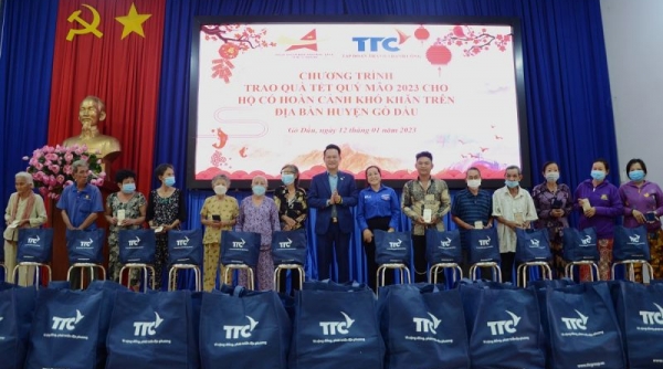 Tập đoàn TTC trao tặng 900 phần quà cho bà con có hoàn cảnh khó khăn tại Tây Ninh