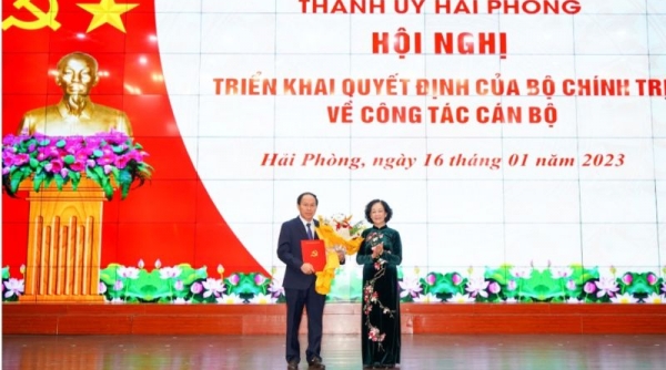 Đồng chí Lê Tiến Châu làm Bí thư Thành ủy Hải Phòng