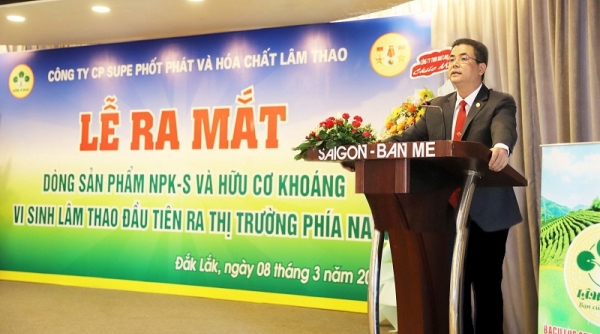Supe Lâm Thao ra mắt dòng sản phẩm mới NPK-S vi sinh và Hữu cơ khoáng vi sinh tại phía Nam