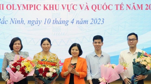 Bắc Ninh: Gặp mặt học sinh giỏi dự thi chọn các đội tuyển quốc gia tham dự Kỳ thi Olympic