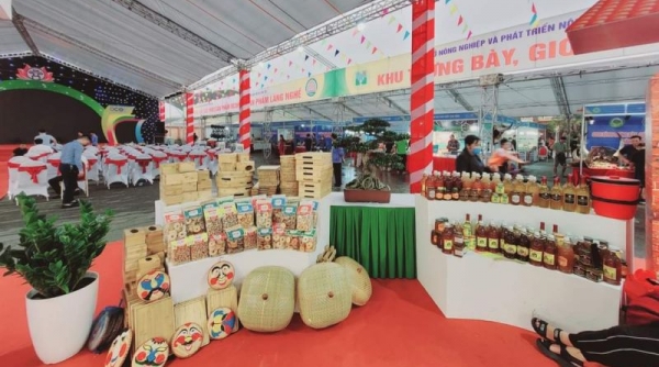 Hơn 2.000 sản phẩm được giới thiệu tại Hội chợ giống, sản phẩm OCOP làng nghề Hà Nội 2023