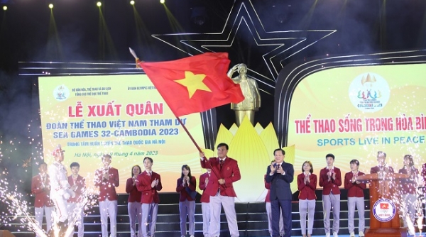 Đoàn thể thao Việt Nam xuất trận