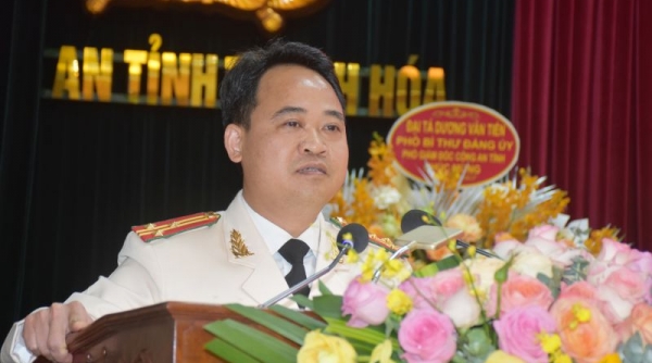 Thượng tá Lê Ngọc Anh được bổ nhiệm chức vụ Phó Giám đốc Công an tỉnh Thanh Hóa