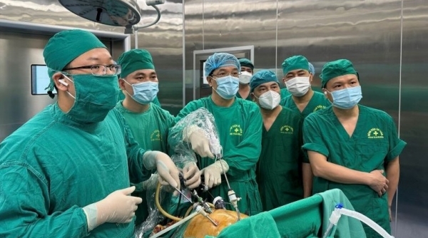 Bệnh viện Đa khoa tỉnh Thanh Hóa thực hiện thành công phẫu thuật nội soi cắt gan điều trị ung thư
