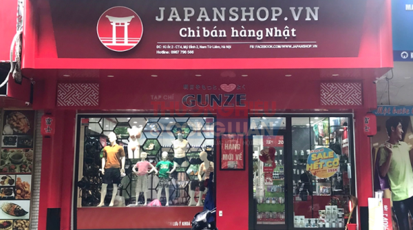 Nhiều sản phẩm không tem nhãn phụ Tiếng Việt tại các cửa hàng JAPANSHOP.VN