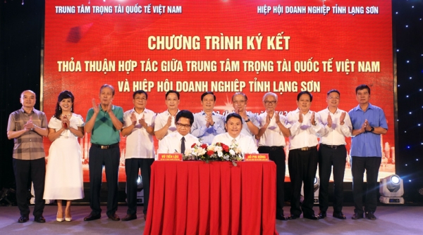 Lạng Sơn: Hiệp hội Doanh nghiệp tỉnh Lạng Sơn ký kết hợp tác với VIAC