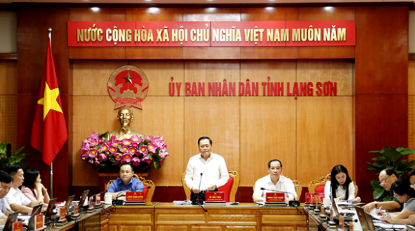 UBND tỉnh Lạng Sơn họp phiên thường kỳ (kỳ I) tháng 8