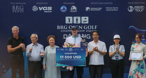 Aaron Wilkin đoạt chức vô địch BRG Open Golf Championship Danang 2023