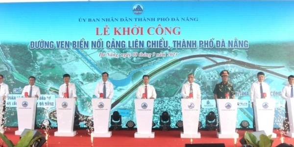 Đà Nẵng khởi công đường 1.200 tỷ nối cảng Liên Chiểu