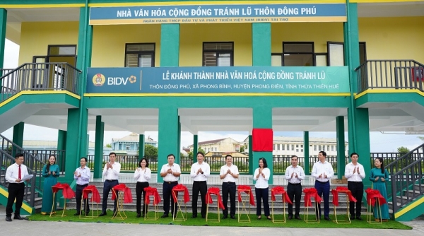 Khánh thành 4 nhà văn hóa cộng đồng tránh lũ tại Quảng Bình và Thừa Thiên Huế