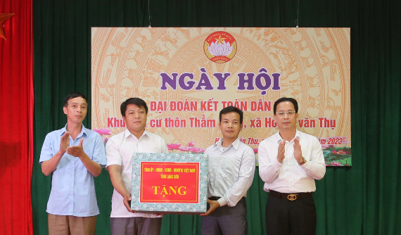 Lạng Sơn: Hân hoan Ngày hội đại đoàn kết toàn dân tộc tại khu dân cư