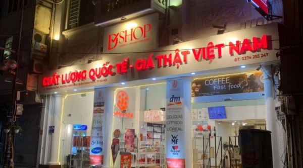 D-SHOP bày bán thực phẩm chức năng nhưng lại để tên là “thuốc”?