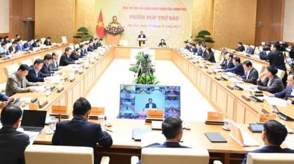 Thủ tướng Phạm Minh Chính chủ trì phiên họp thứ 6 của Ban Chỉ đạo cải cách hành chính