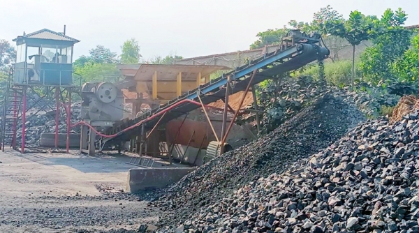Quảng Ninh: Thí điểm chế biến đất đá thải mỏ làm vật liệu gia cố nền móng công trình