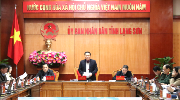 UBND tỉnh Lạng Sơn họp thường kỳ tháng 12/2023