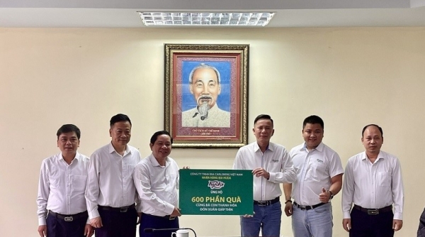 Carlsberg Việt Nam trao 600 suất quà Tết cho gia đình có hoàn cảnh khó khăn tại Thanh Hóa