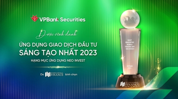 Giải thưởng “Ứng dụng giao dịch chứng khoán sáng tạo nhất 2023” gọi tên VPBankS