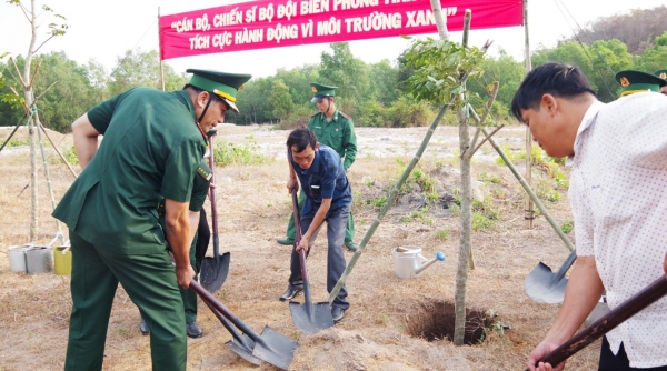 Bộ đội Biên phòng tỉnh An Giang phát động “Tết trồng cây, đời đời nhớ ơn Bác Hồ” Xuân Giáp Thìn năm 2024