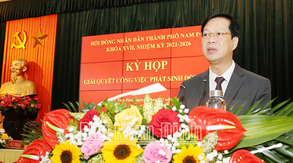 HĐND TP. Nam Định tổ chức kỳ họp giải quyết công việc phát sinh đột xuất