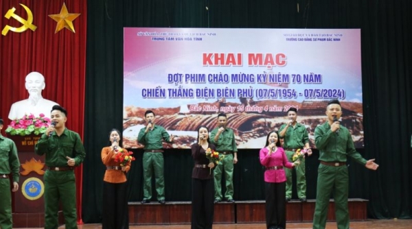 Bắc Ninh: Khai mạc đợt phim tuyên truyền kỷ niệm 70 năm Chiến thắng Điện Biên Phủ