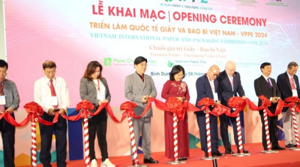 Khai mạc Triển lãm quốc tế ngành giấy, bao bì và ngành năng lượng, tự động hóa