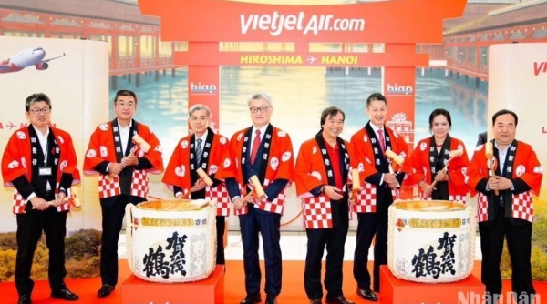 Vietjet khai trương đường bay Hà Nội-Hiroshima