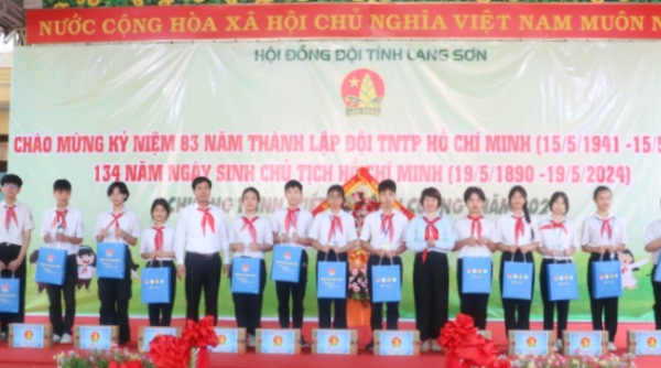 Lạng Sơn: Kỷ niệm 83 năm ngày thành lập Đội Thiếu niên Tiền phong Hồ Chí Minh