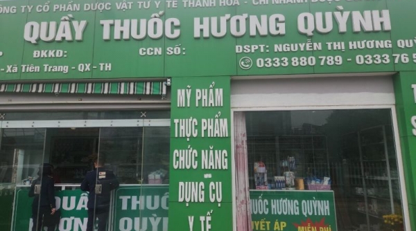 Xử phạt hơn 100 triệu đồng đối với 15 cơ sở kinh doanh thuốc tân dược