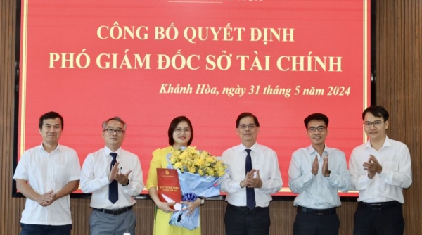 Bổ nhiệm nữ Trưởng phòng giữ chức Phó Giám đốc Sở Tài chính