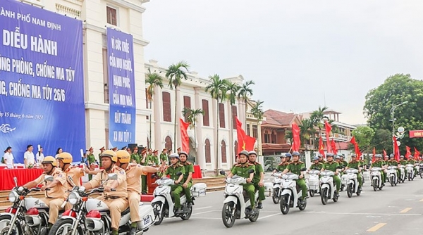 TP. Nam Định hưởng ứng Tháng hành động phòng chống ma túy