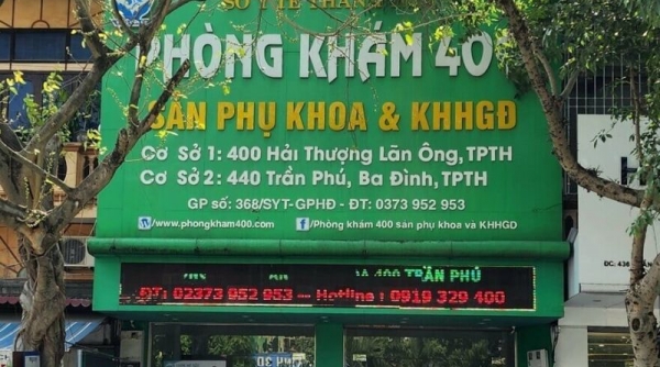 Phòng khám 400 tại Thanh Hóa có hành vi kinh doanh hàng hoá nhập lậu