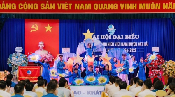 Hải Phòng: 100% đơn vị hoàn thành Đại hội đại biểu Hội Liên hiệp Thanh niên Việt Nam cấp huyện nhiệm kỳ 2024 - 2029