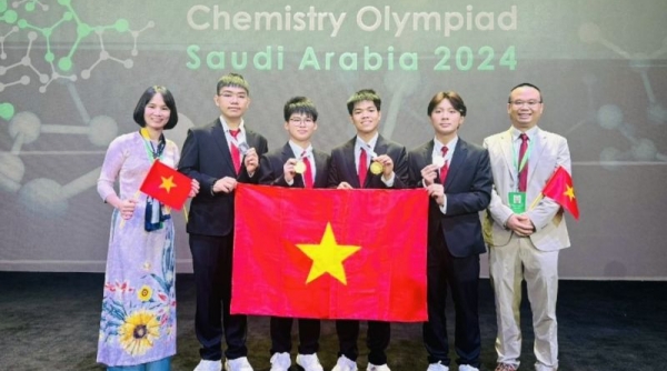 Học sinh trường THPT Chuyên Bắc Ninh đạt huy chương Vàng Olympic Hóa học quốc tế năm 2024