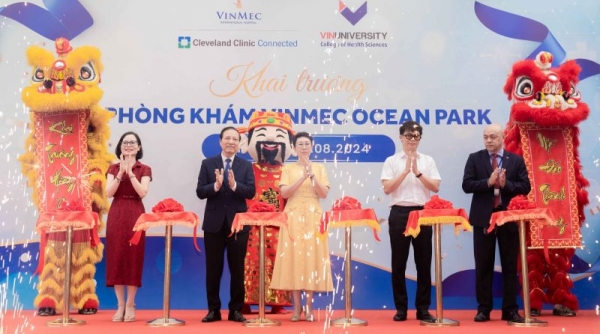 Vinmec khai trương phòng khám đa khoa quốc tế tại Vinhomes Ocean Park