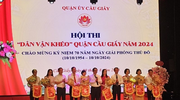 Hội thi “Dân vận khéo” quận Cầu Giấy năm 2024