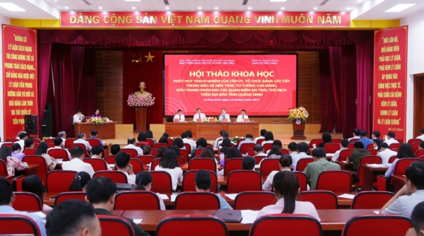 Hội thảo khoa học về bảo vệ nền tảng tư tưởng của Đảng