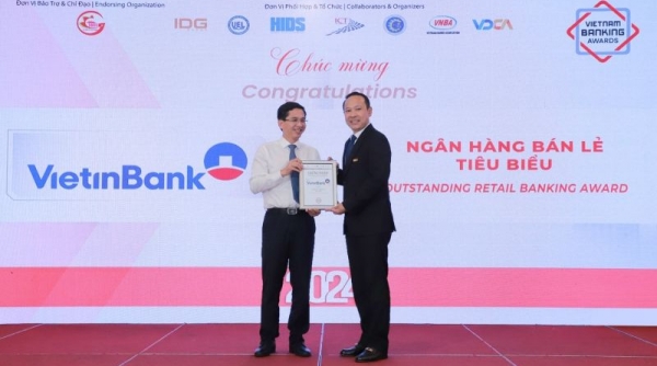 VietinBank được vinh danh “Ngân hàng Bán lẻ tiêu biểu” năm 2024