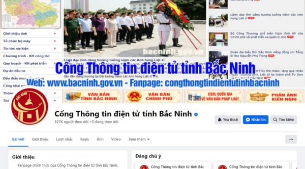 Bắc Ninh: Phát triển nội dung cổng thông tin điện tử các cơ quan hành chính nhà nước