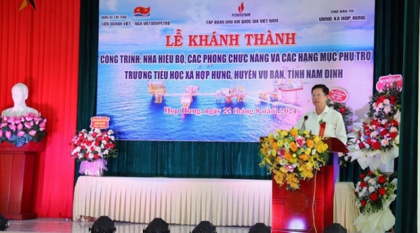 Khánh thành các công trình do Vietsovpetro tài trợ