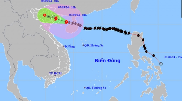 Thủ đô Hà Nội sẽ có gió giật cấp 9-11