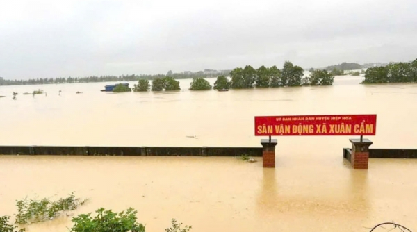 Bắc Giang: Phát lệnh báo động số 3 trên sông Cầu, trực ban 24/24 giờ