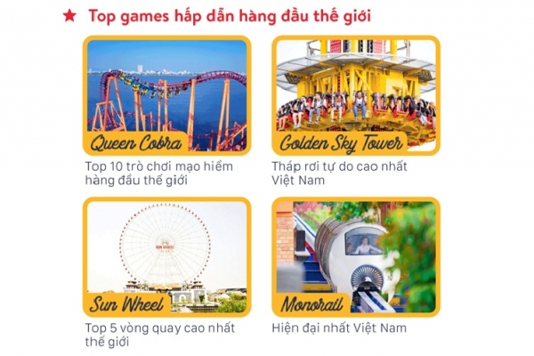 Trải nghiệm công nghệ giải trí đỉnh cao tại hệ thống Sun World ba miền Trải nghiệm công nghệ giải trí đỉnh cao tại hệ thống Sun World ba miền
