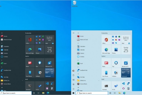 Menu Start được nâng cấp trong bản cập nhật Windows 10 với Menu Start được nâng cấp trong bản cập nhật Windows 10 với